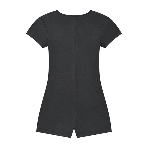 Women's Dual-Function Cape Tie-Waist Romper