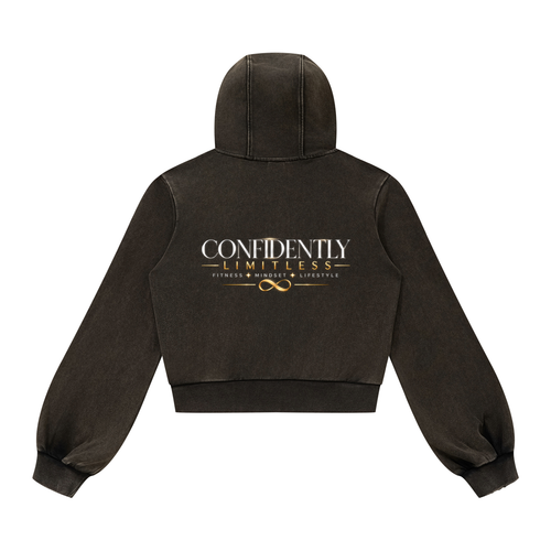 Women’s Vintage Wash Full Zip Hoodie
