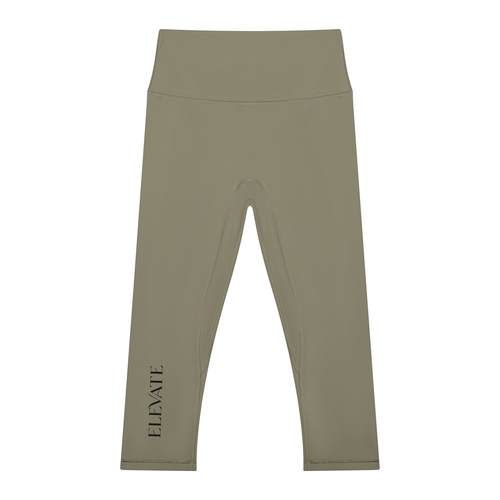 Women's High Waisted Yoga Capri Leggings