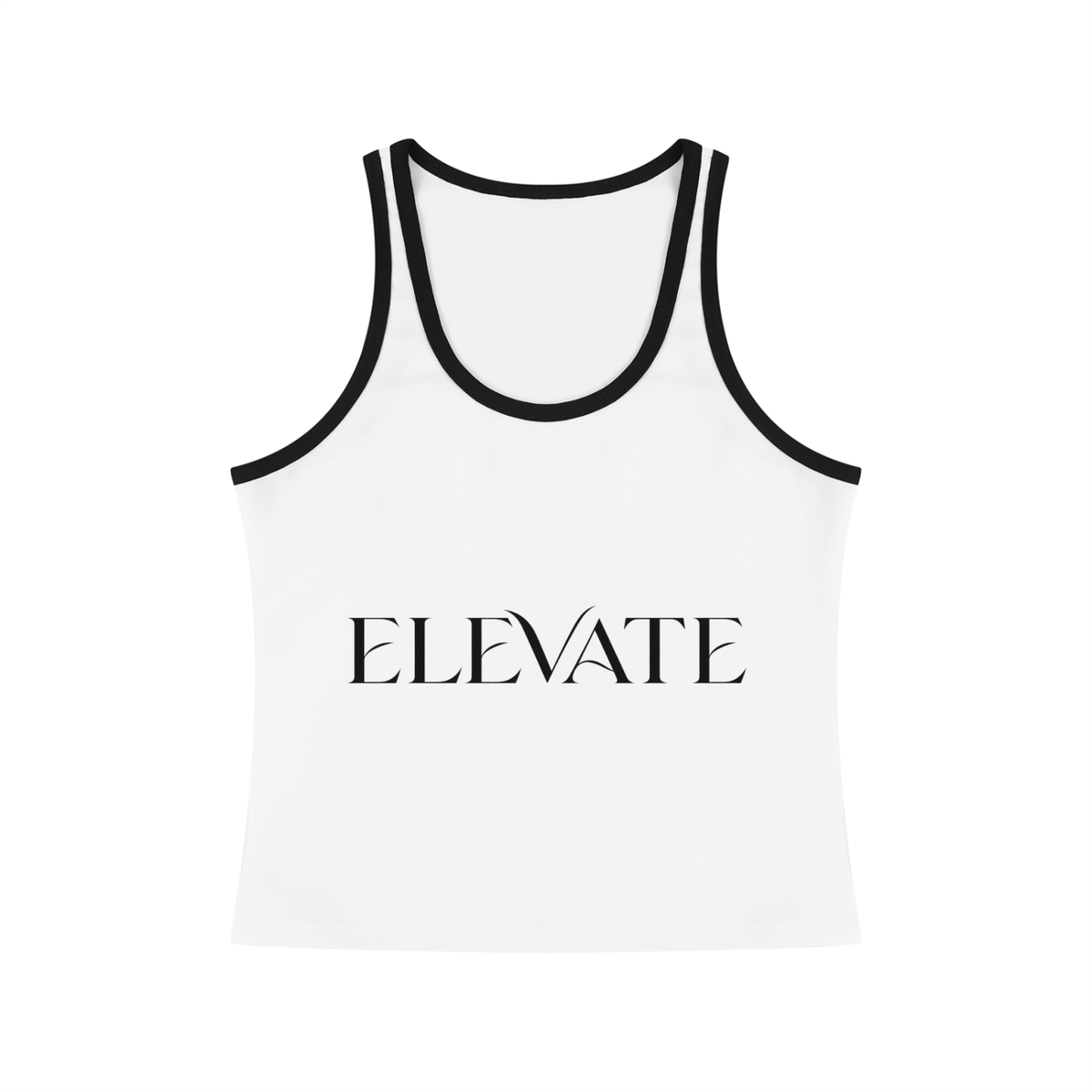 Women's Color Block Cropped Tank Top
