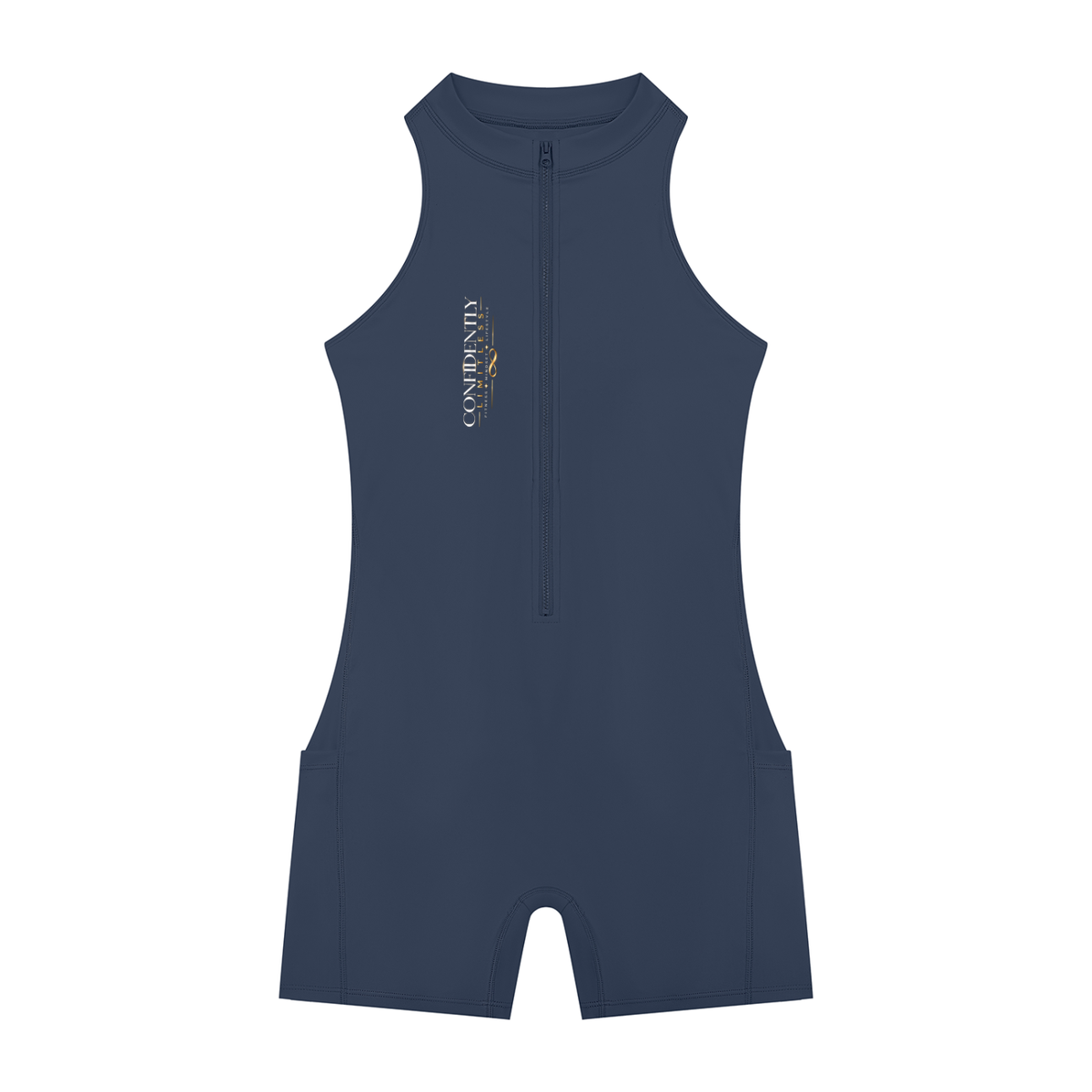 Women’s Quarter-Zip Yoga Romper