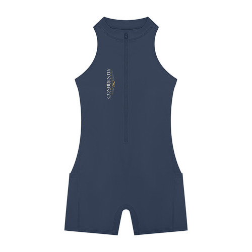 Women’s Quarter-Zip Yoga Romper