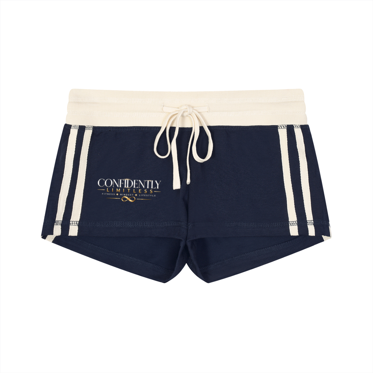 Women's Contrast Stripe Track Shorts