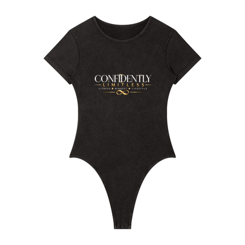 Women's Mineral Wash Crewneck Bodysuit