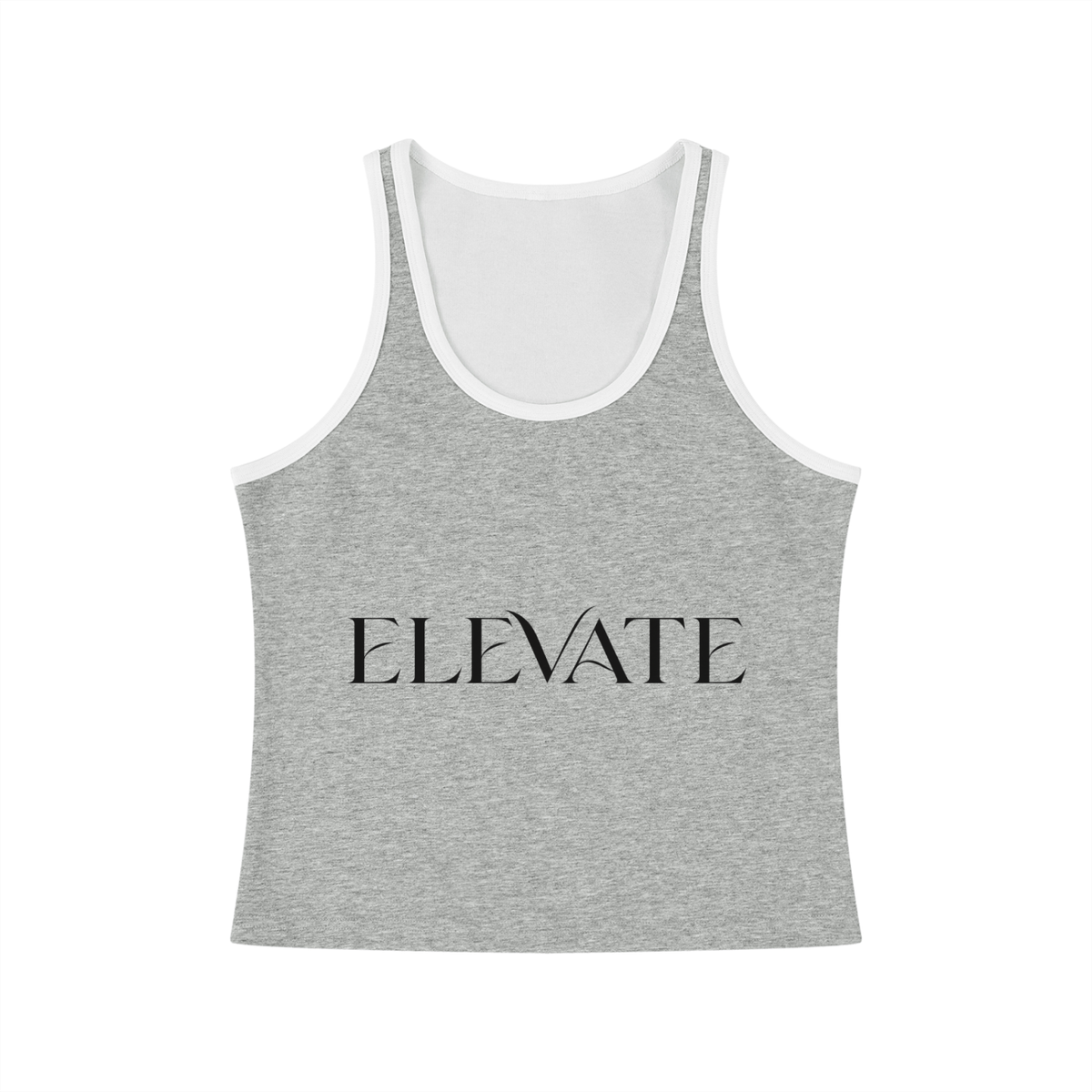 Women's Color Block Cropped Tank Top
