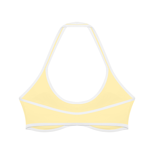 Women's Halter Color Block Yoga Sports Bra