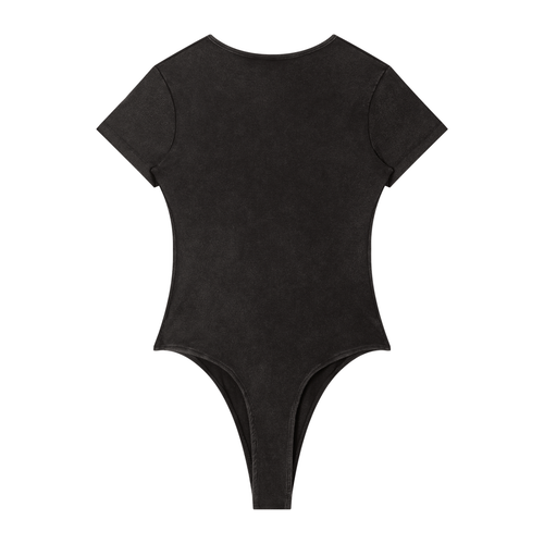 Women's Mineral Wash Crewneck Bodysuit