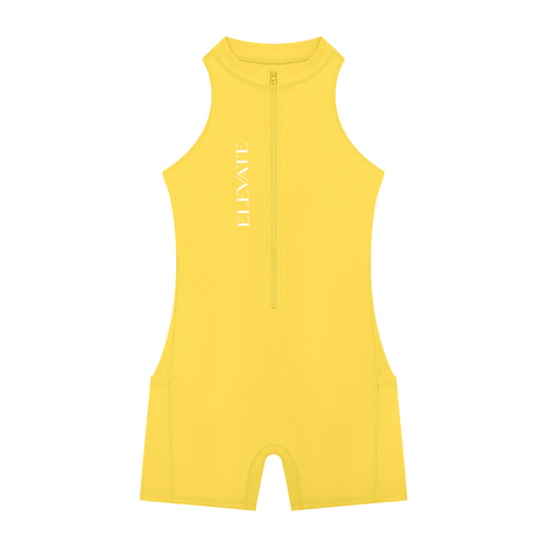 Women’s Quarter-Zip Yoga Romper