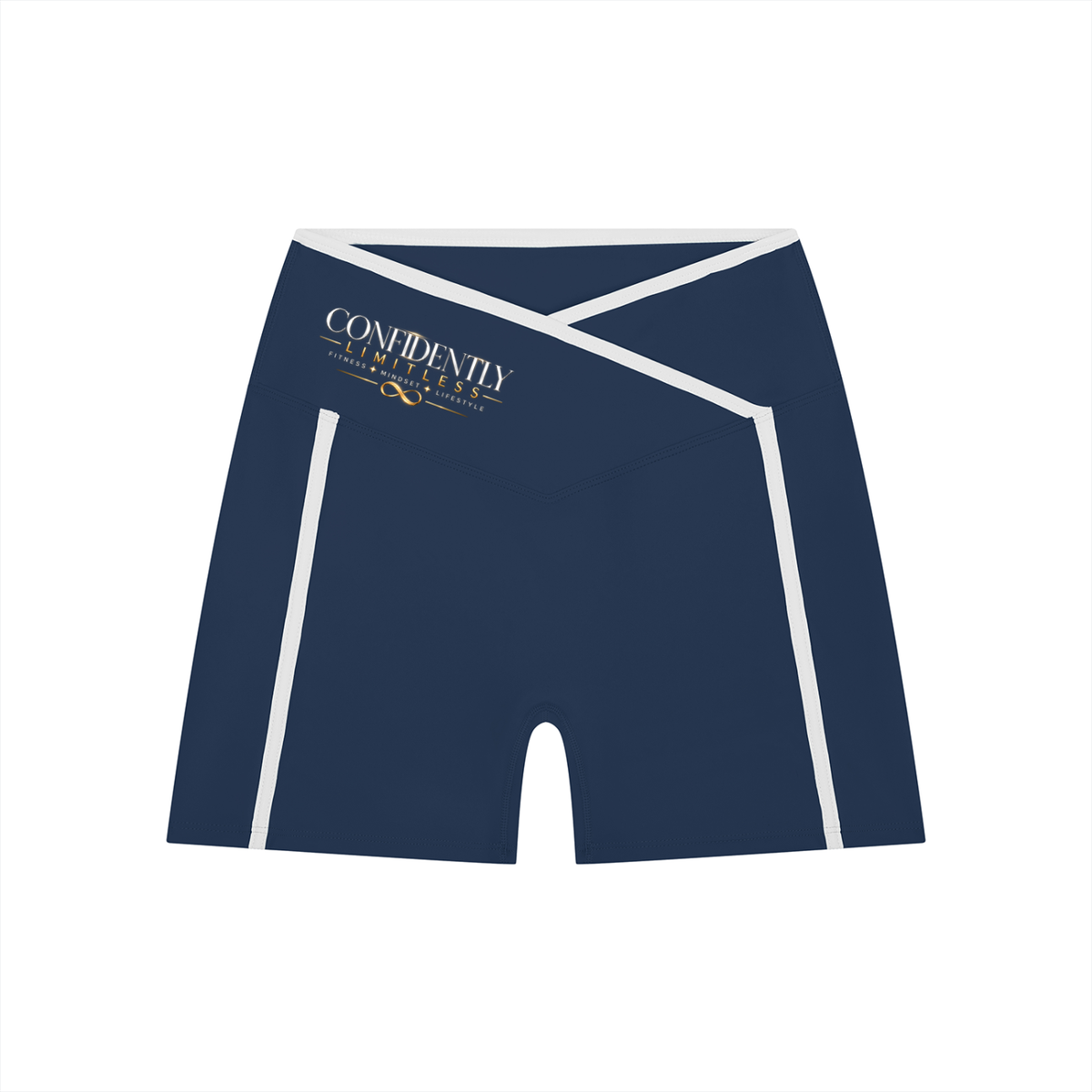Women’s High Rise Color Block Yoga Shorts