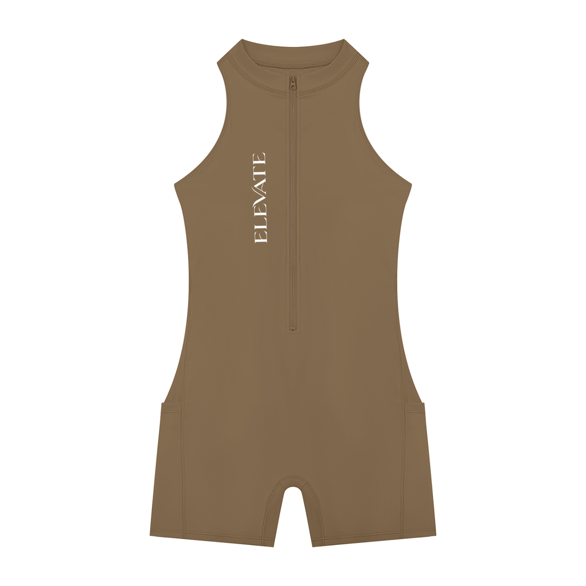 Women’s Quarter-Zip Yoga Romper