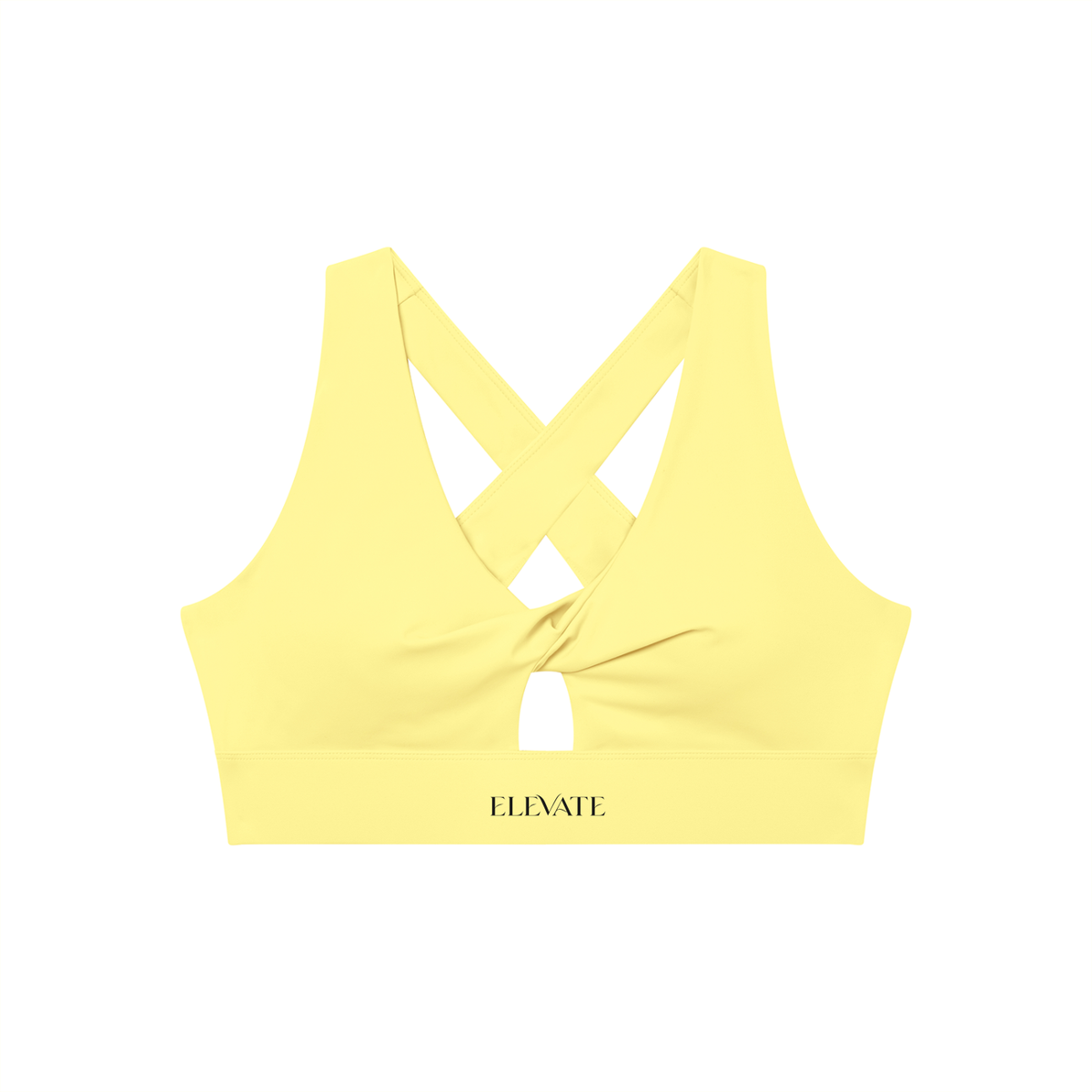 Women's Twist Front V-Neck Sports Bra