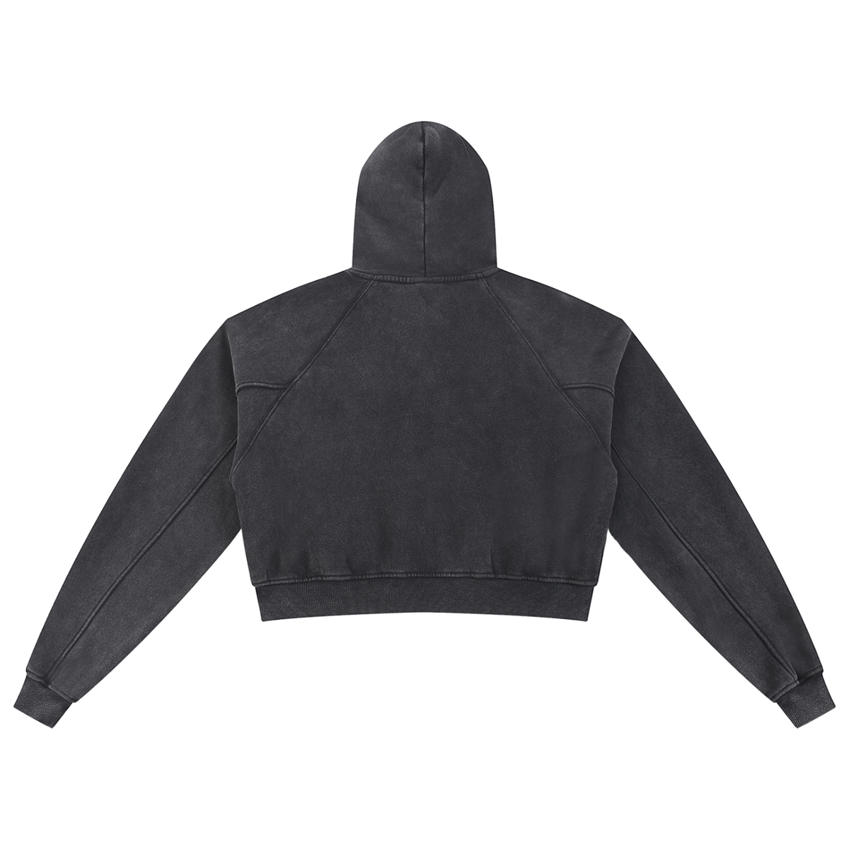 Snow Washed Cropped Hoodie