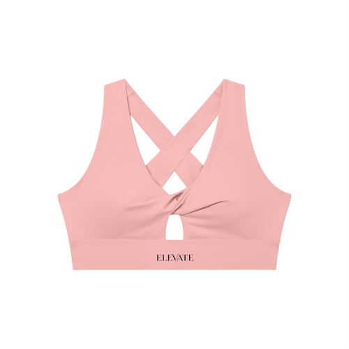 Women's Twist Front V-Neck Sports Bra