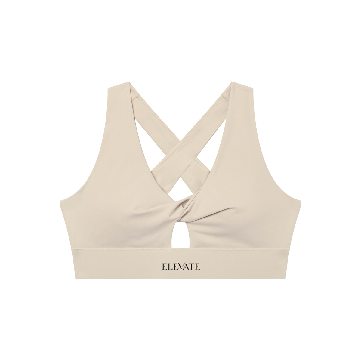 Women's Twist Front V-Neck Sports Bra