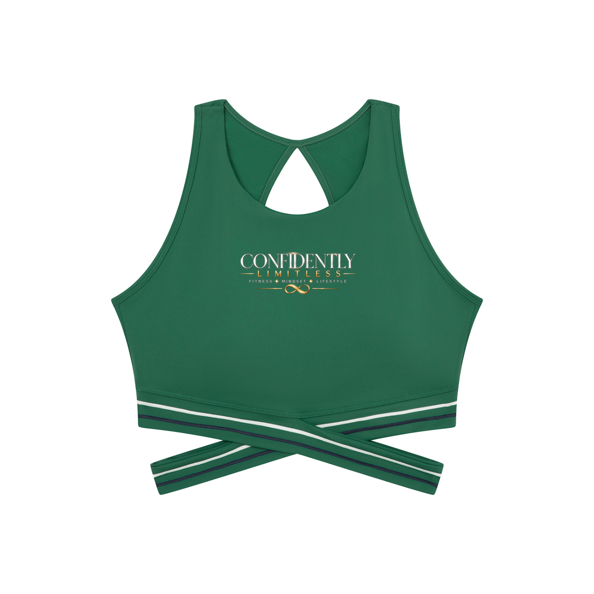 Women’s Criss-Cross Band Sports Bra