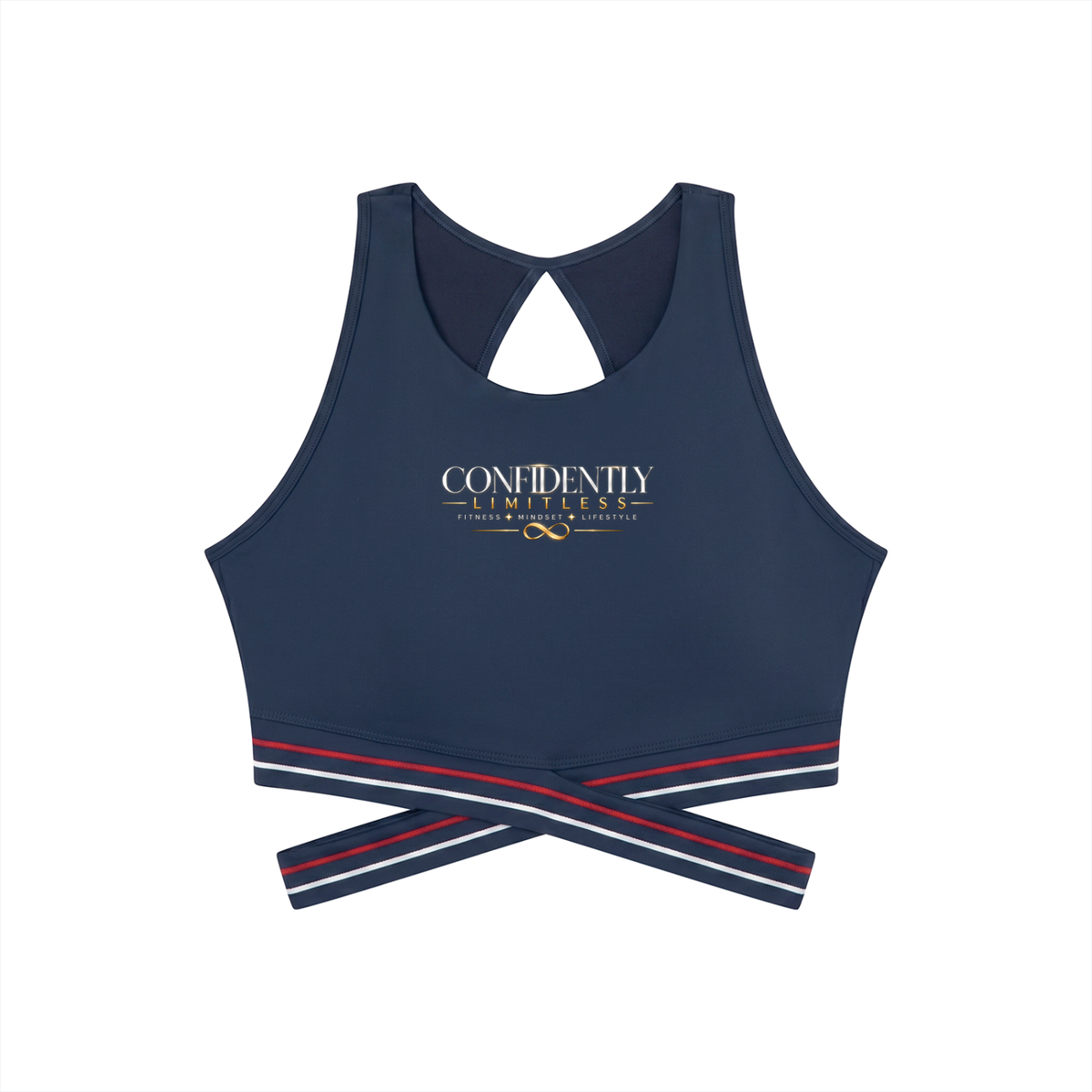 Women’s Criss-Cross Band Sports Bra