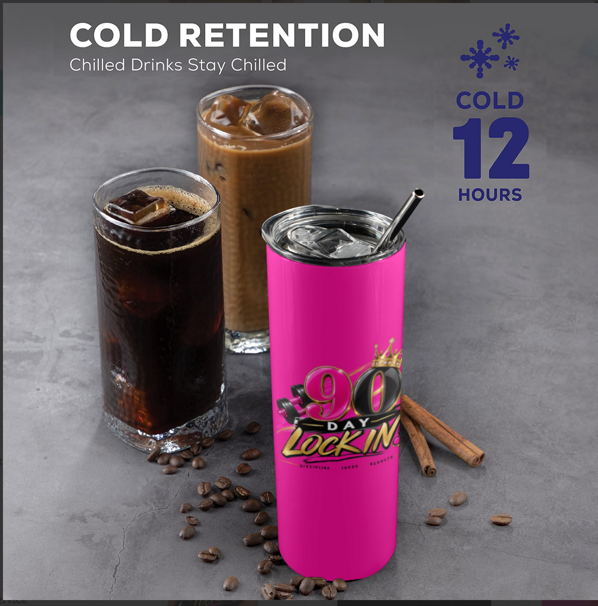 The Daily Discipline Tumbler (Pink)