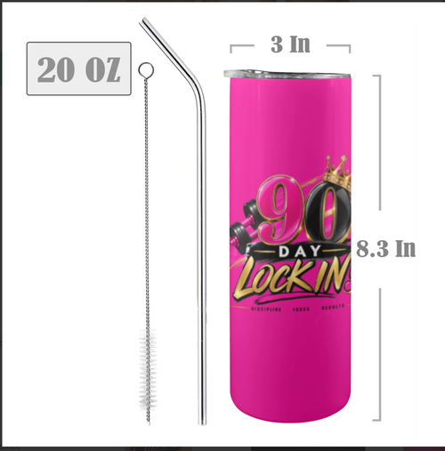 The Daily Discipline Tumbler (Pink)