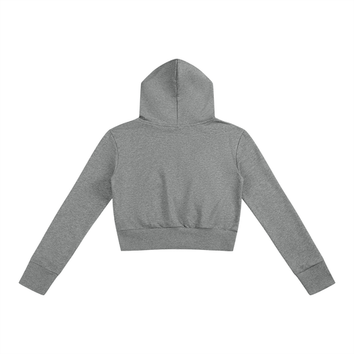 Women’s Slim Crop Full Zip Hoodie