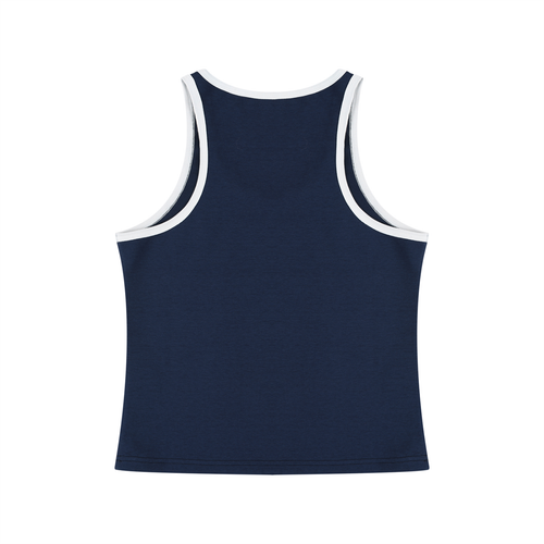 Women's Color Block Cropped Tank Top