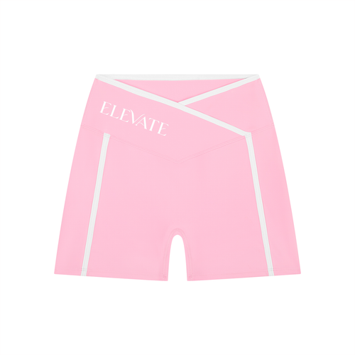 Women’s High Rise Color Block Yoga Shorts