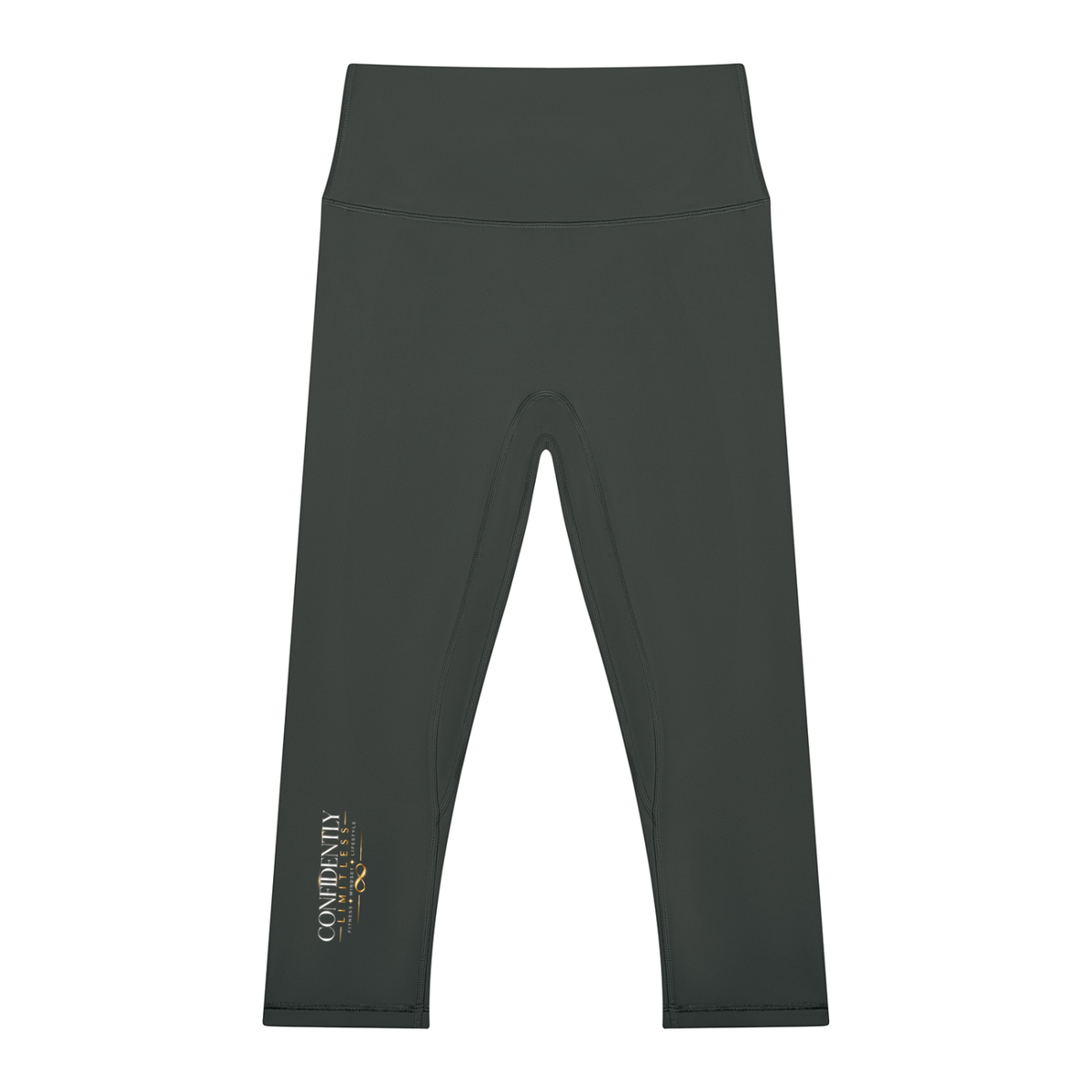 Women's High Waisted Yoga Capri Leggings